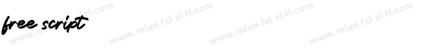 free script字体转换